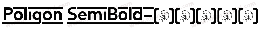Poligon SemiBold字体转换